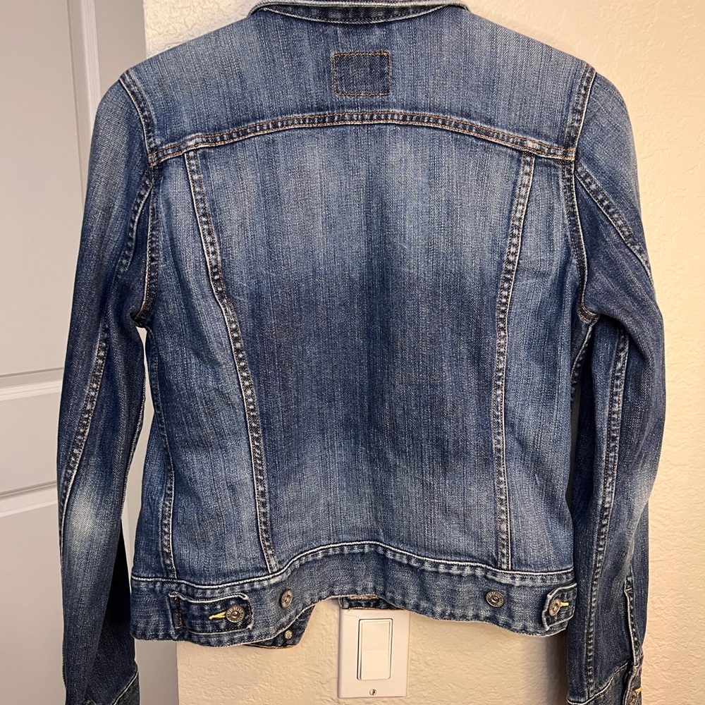 Lucky Brand Women's Blue Denim Jean Jacket - Picture 5 of 5